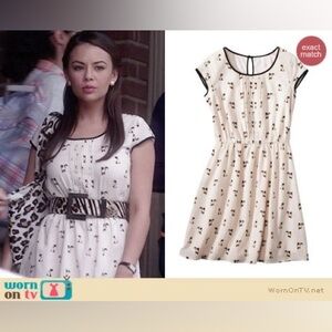 Xhilaration Calico Cat Print Cap Sleeve Scoop Neck Chiffon Mini Dress Medium